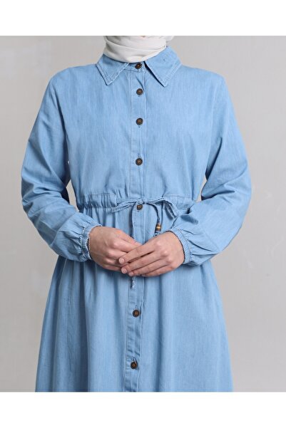 Modamorfo Džínové šaty Boydandan s dvojitou kapsou