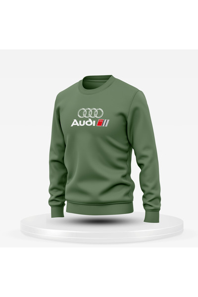 Bulvar Lee guler rotund Audi cu imprimeu Swea tricou / Mașină