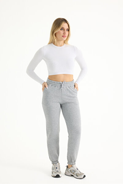 Babelook Ψηλόμεσο Grimelaj Winter Jogger Sweatpants - 3 Thread Raster