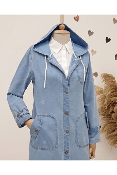 Modamorfo Μπλε τζιν καπάκι τσέπης