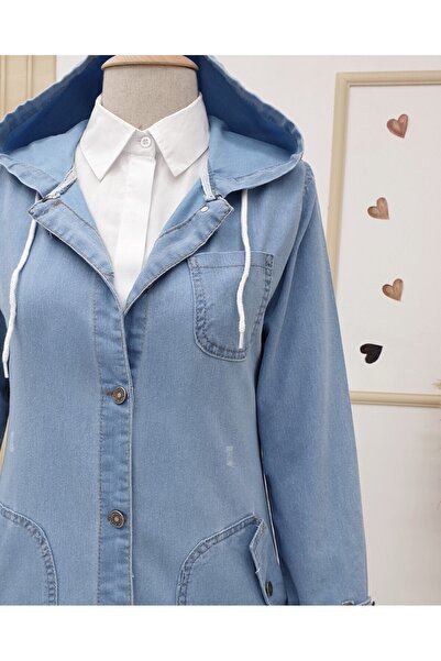 Modamorfo Μπλε τζιν καπάκι τσέπης