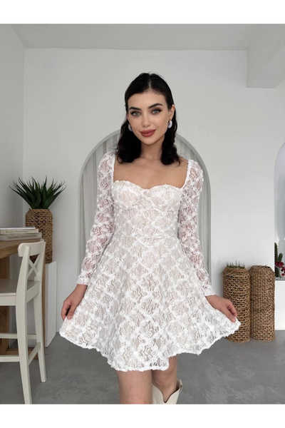 Cbm Fers Flower Detail Dress