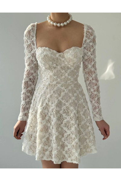 Cbm Fers Flower Detail Dress