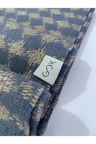 GOX Double Sided Goose Feet Pattern Winter Shawl