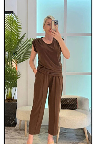 Bijuterria Women's Padded Low Sleeve Relaxed Cut Double Suit