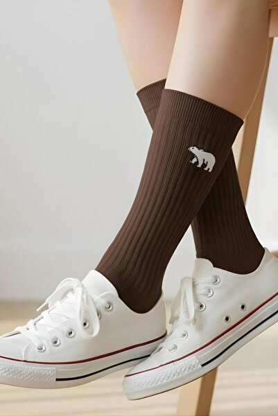 AYDK Симпатични животни, бродирани, цветни, унисекс, летни и зимни чорапи, ежедневни памучни чорапи