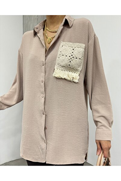 Modamorfo Knitted Pocket Buttoned Ayrobin Shirt