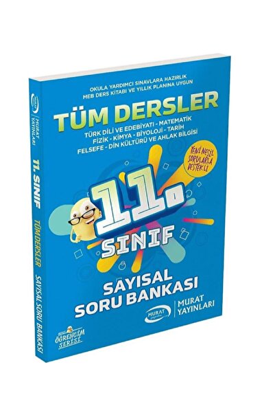 Armada Yayınları Murat Yayınları 11. Sınıf Sayısal Tüm Dersler Soru Bankası