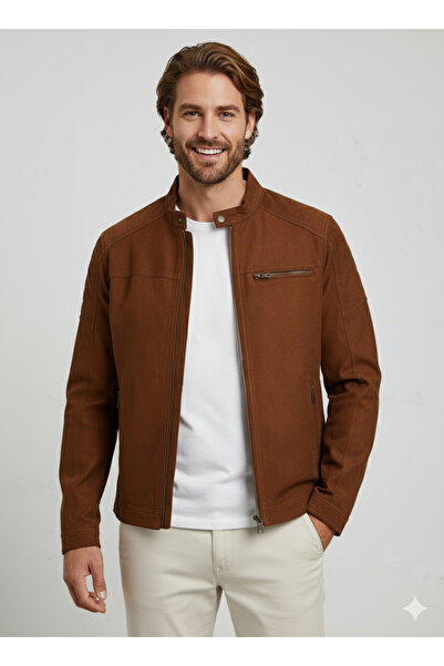 Jack & Jones Jjerocky Slim Fit Zippered Sports Jacket Men's Jacket 12147218N