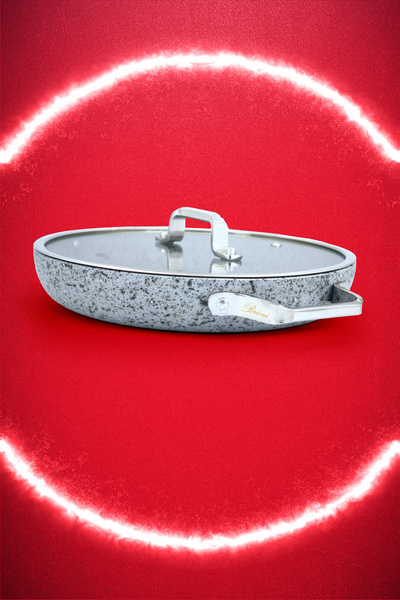 Brioni Stone-Age 24cm Non-Scratch Fireproof Non-Stick Induction Cooker