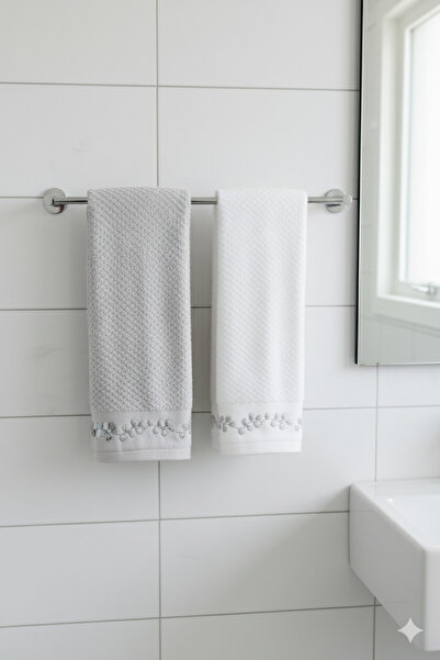 Özdilek Filgo Floral 2-Piece Boxed Towel