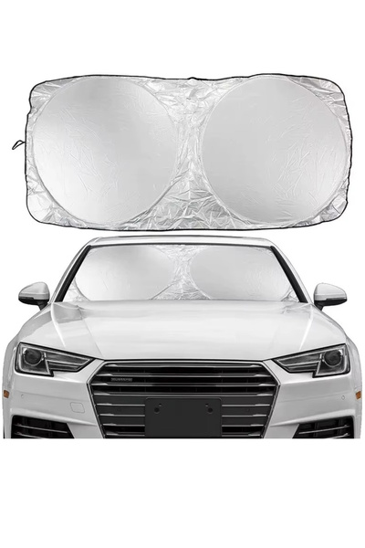 MeyZone Araba Katlanır Metalize Ön Cam Güneşlik Araba Cam Güneşliği Otomobil Güneşlikleri Araç Gölgelik Oto