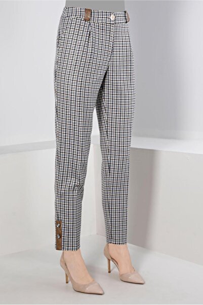 Alvina PANTALONI CU MODEL CU PĂRĂ DE GÂNZĂ 70443