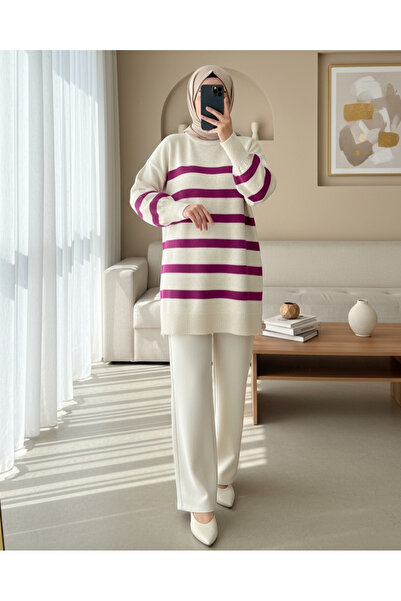 Modamorfo Туннік з круглим коміром і розрізом - Фуша