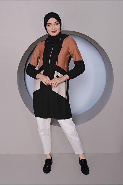 Alvina 41377 Model Color Block Tunic