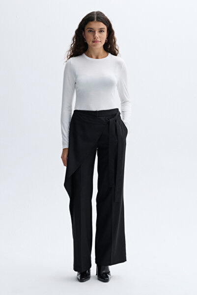 Mudo Modal Mixed Cycling Neck Long Sleeve T-Shirt