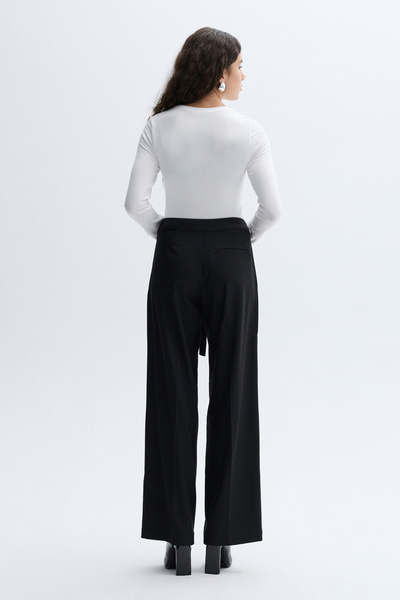 Mudo Modal Mixed Cycling Neck Long Sleeve T-Shirt