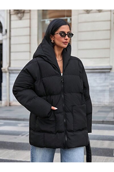 MOONHİLL WOMENS FASHİON YARASAKOL MONT