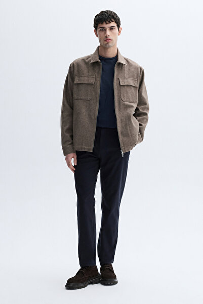 Mudo Double Zippered Multi-Pocket Casual Jacket