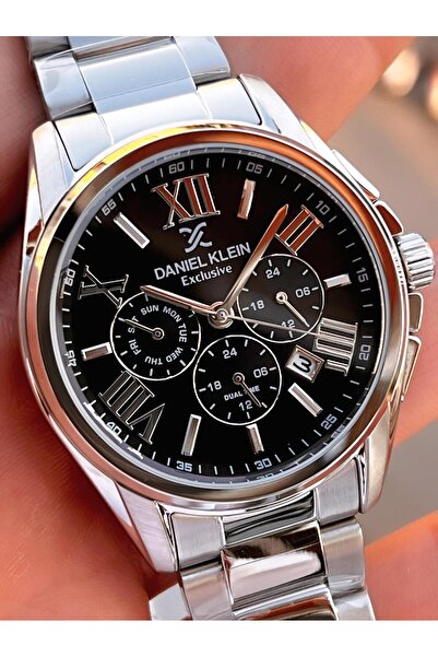 Daniel Klein Steel Case&Band Internal Functions Active 2 Year Warranty Men's Wristwatch Fg.Cl.14000.1
