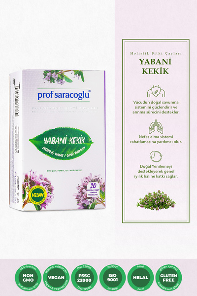 prof saracoglu Yabani Kekik Bitki Çayı 20'li
