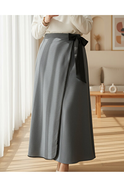 Modamorfo Спідниця з еластичним поясом і бантиком - Фума