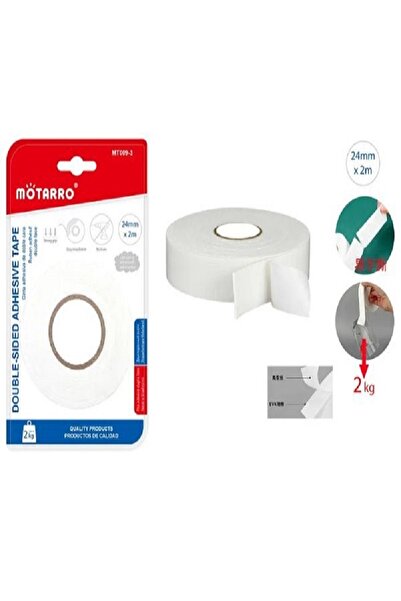 MOTARRO شريط لاصق مزدوج الجوانب عالي الجودة للحرف اليدوية وديكور المنزل وسجلا...