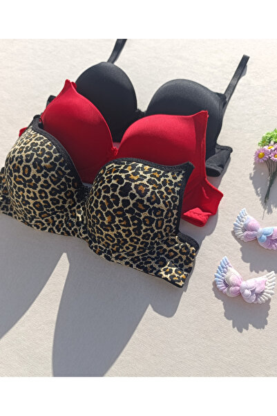 siyalife Push up Supported Padded 3-Piece Micro Bra