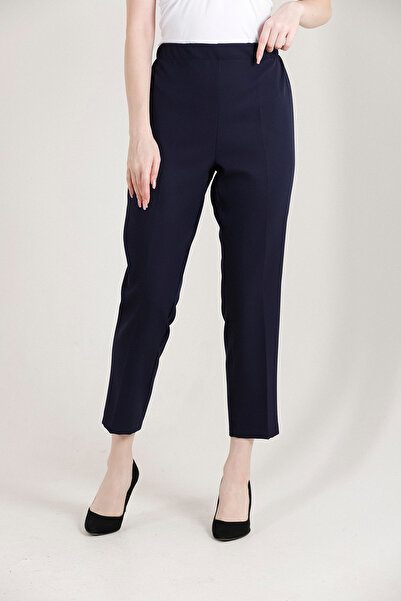 Balenbi Women's Large Size Carrot Leg High Waist Lycra Trousers 1004