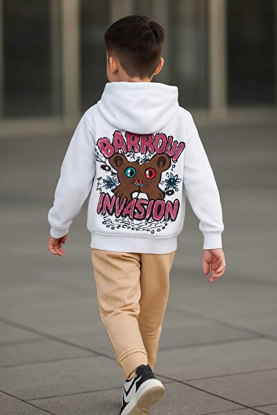 Uslukids Girl's Hooded Tracksuit Set