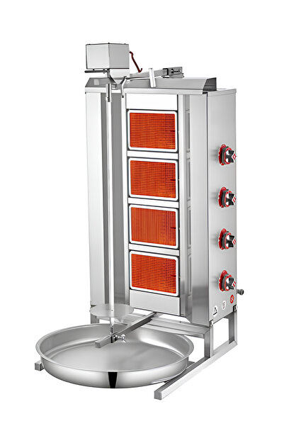 KUTLU TİCARET KUTLU 4 RADYAN ÜSTTEN MOTORLU DÖNER OCAĞI