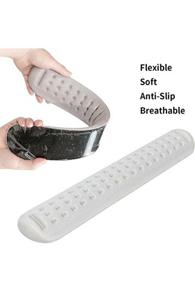 fulina Keyboard Wrist Rest Pad and Mouse Wrist Rest Pad, Soft Memory Foam Ergonomic Hand Wrist Support Grey