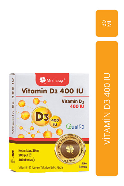 MedicaGo Vitamin D3 400 Iu Puf 30 ml