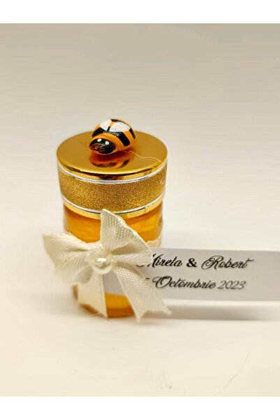 Handmade 20 buc Marturii botez borcanel cu miere