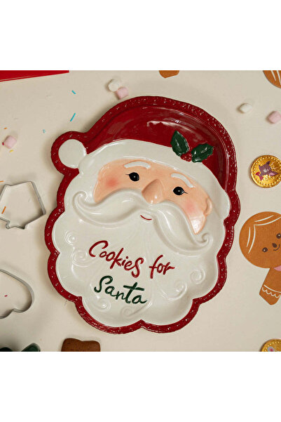 Flying Tiger Copenhagen Noel Baba Şeklinde Büyük Servis Tabağı