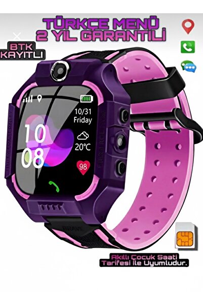 SMART BEST Smartbest Y-10 Sim Kart Girişli Akıllı Çocuk Takip Saati Uzaktan D...