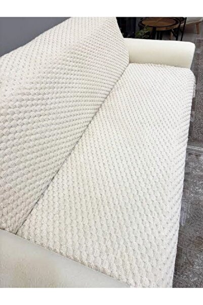 DECORA CASA HOME COLLECTİON Sofa Cover 175X215 Cm-Sofa Bed Cover, Non-Slip, Washable, Luxury Fabric Plush Cover