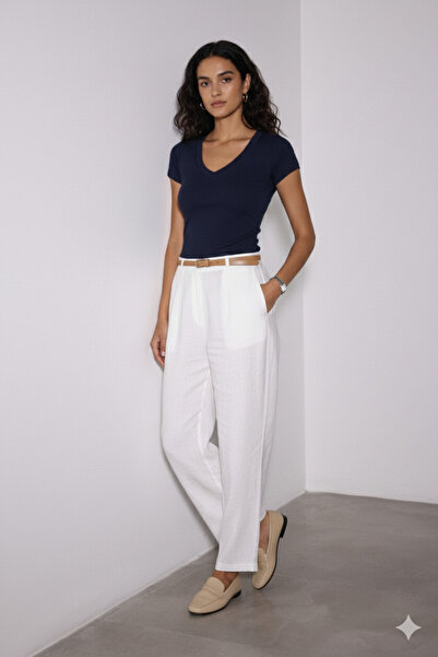 BABOKAH V Yaka Kısa Kol Üst