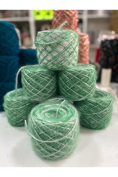 göçer Moher βαμβακερό πράσινο ανοιχτό λιλά μετάβαση οπτικό σύνολο 730γρ