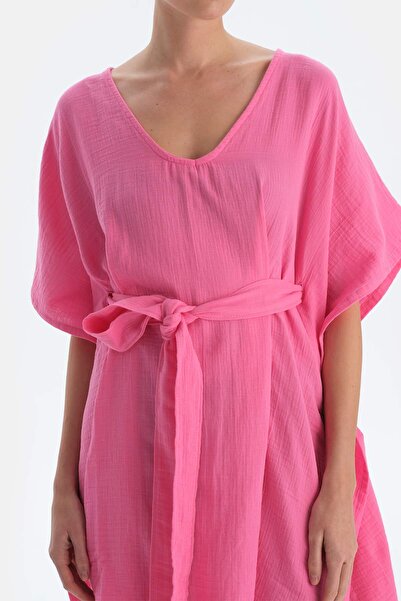 Dagi Ροζ μουσελίνα κιμονό