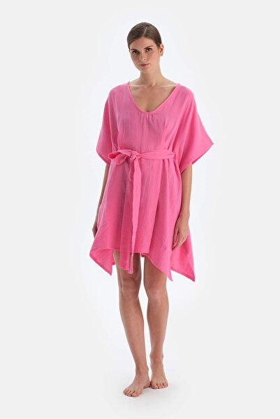 Dagi Ροζ μουσελίνα κιμονό