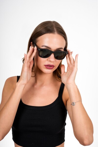 Olivier Philippe 101 C3 Black/Green Olivier Philippe Polarized Sunglasses