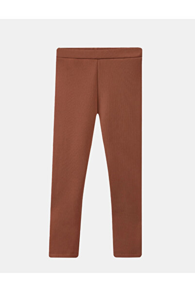 LOVETTI Brown Girl's Plush Extra Thick Winter Leggings
