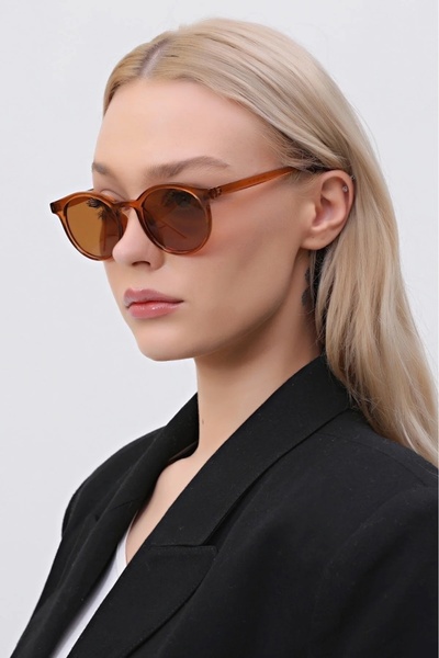 Olivier Philippe Brown Round Olivier Philippe Sunglasses
