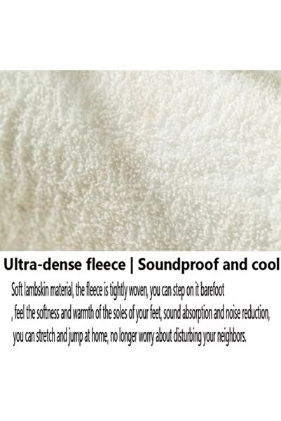 KEKE Foldable Machine Washable Floor Mat for Living Room - 200x300 cm