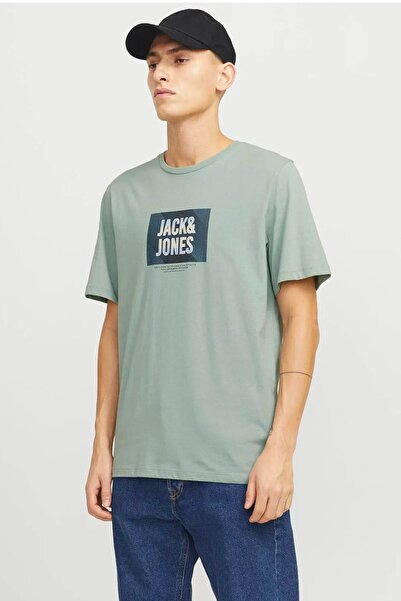 Jack & Jones Tricou JACK &JONES Hudson - 12268477-Sky Captain