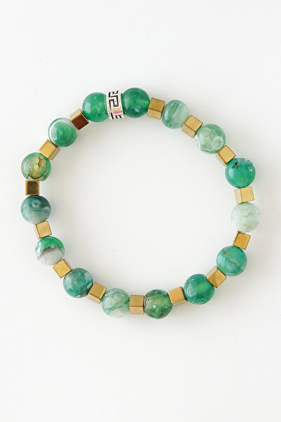 hmgtaş حجر العقيق الأخضر الطبيعي المعتمد |   سوار النجاح والتحفيز