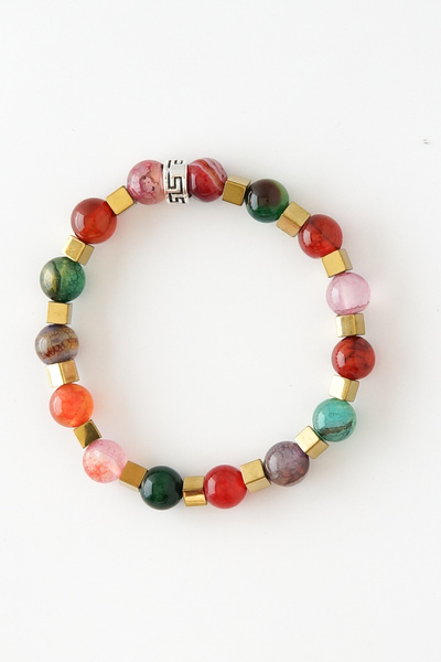 hmgtaş Doğaltaş Charm Bileklik Şık Enerji Stres Başarı Bilekliği