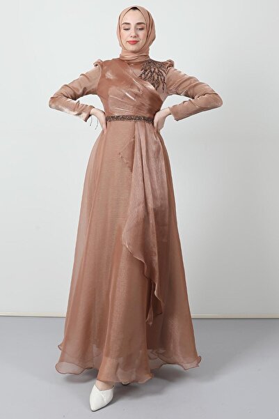 Giza Giyim Eliza Hijab Evening Dress Copper