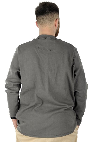 ModeXL Mode Xl Large Size Long Sleeve Half Fisherman Sweater 22558 Grimelange